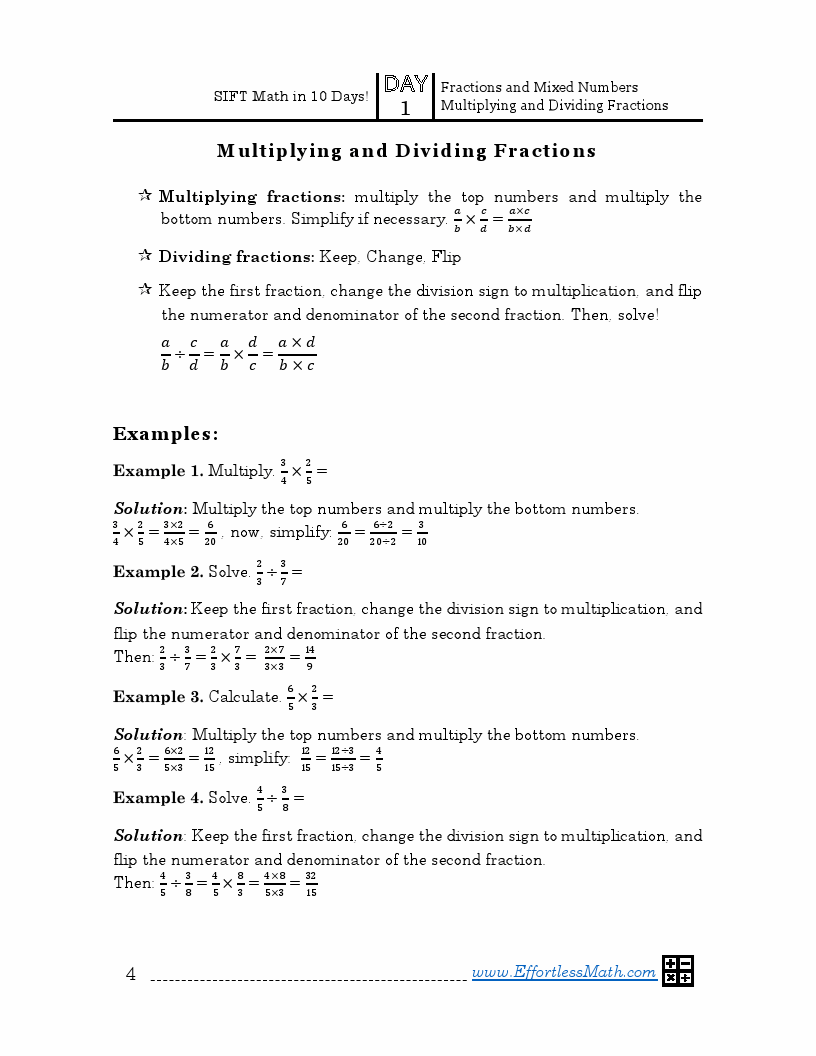 SIFT Math in 10 Days The Most Effective SIFT Math Crash Course