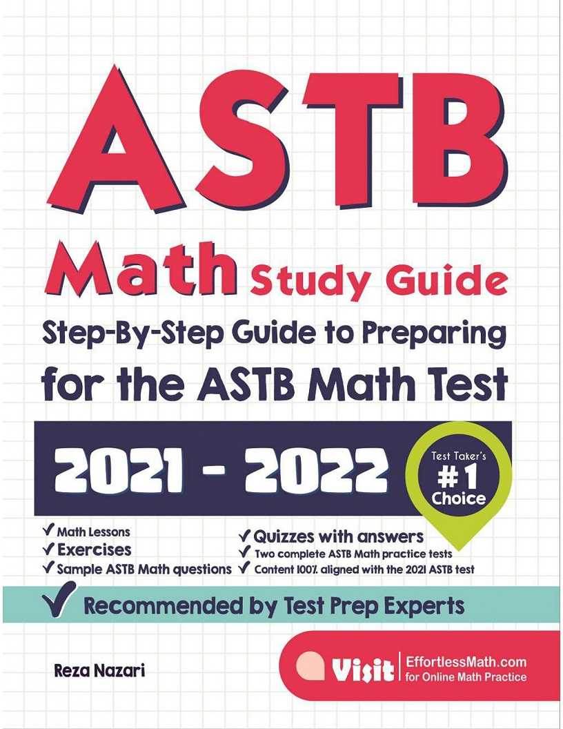 ASTB Math Study Guide StepByStep Guide to Preparing for the ASTB