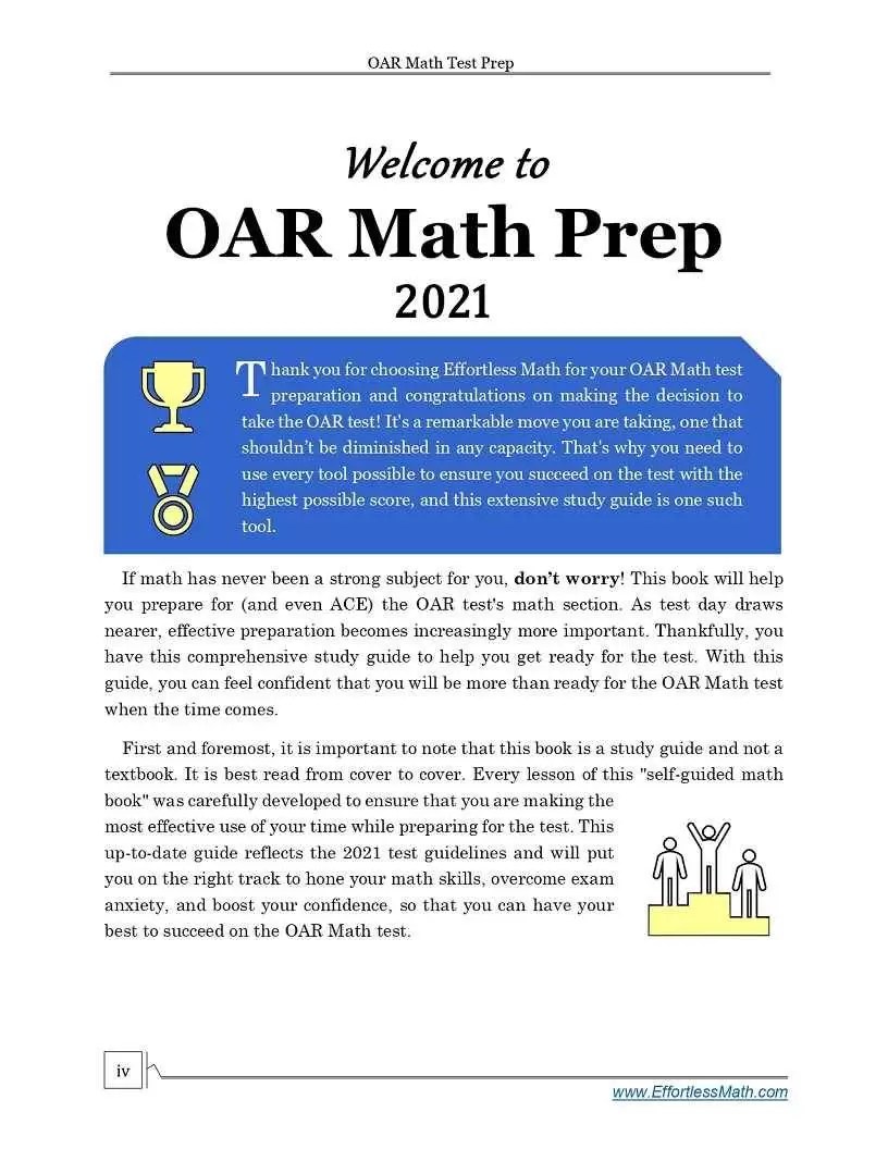 OAR Math Test Prep The Ultimate Guide to OAR Math + 2 FullLength