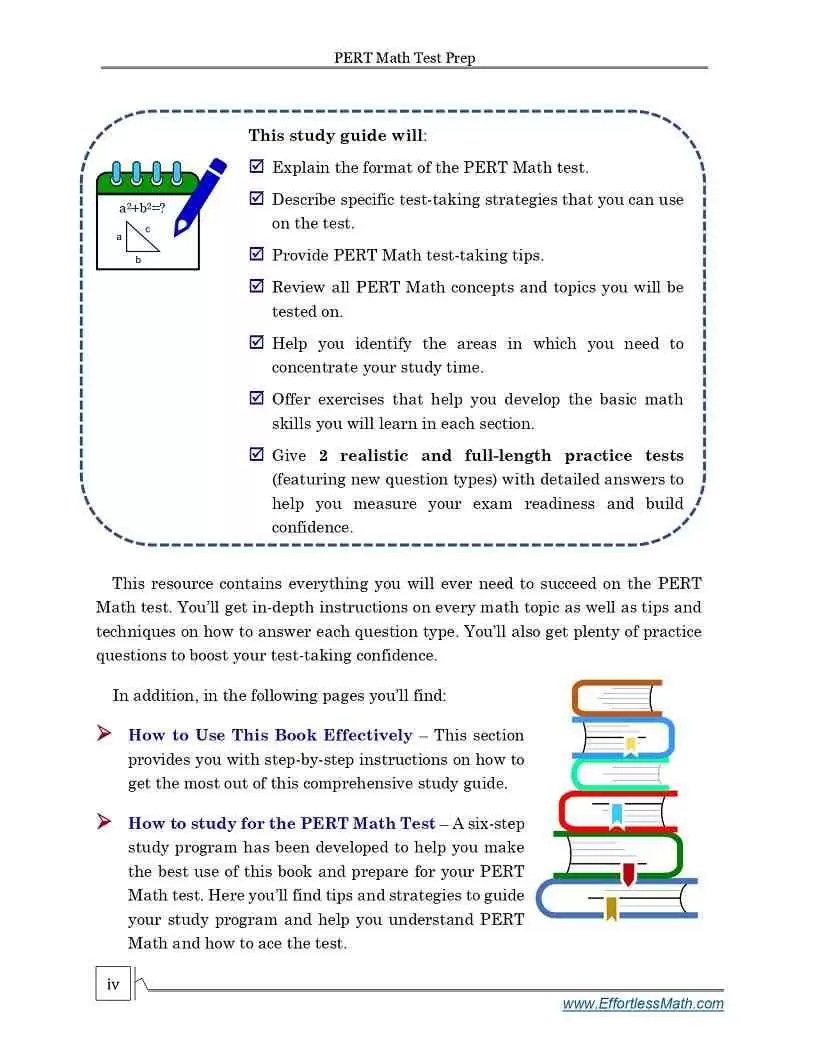 PERT Math Test Prep The Ultimate Guide to PERT Math + 2 FullLength