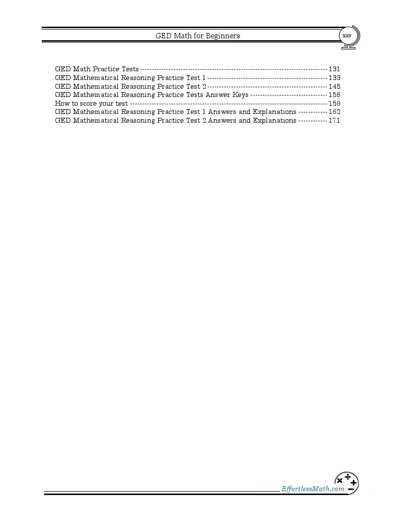 Canadian GED Math for Beginners: The Ultimate Step by Step.