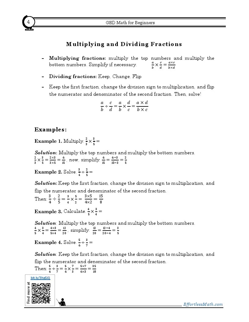 GED Math for Beginners: The Ultimate Step by Step Guide to.