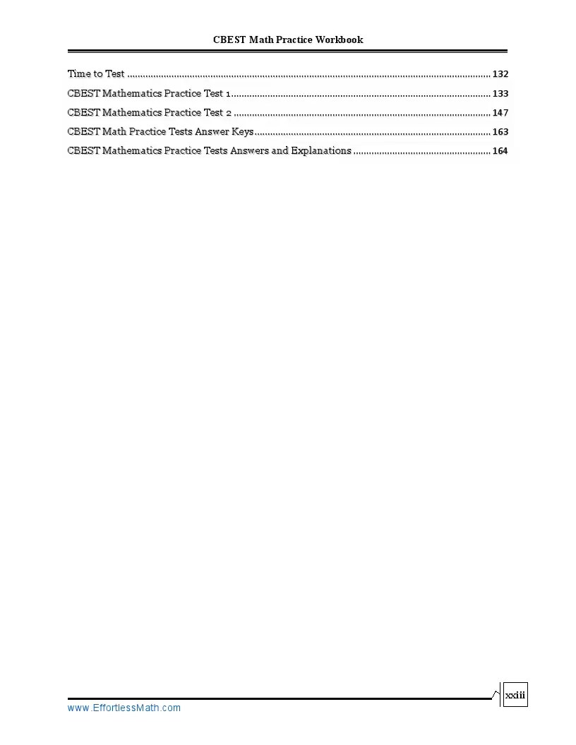 CBEST Math Practice Workbook: The Most Comprehensive Review for the