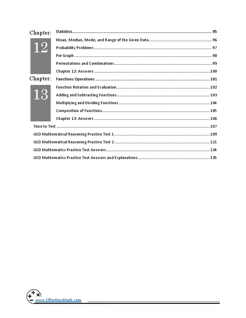 GED Math Full Study Guide: Comprehensive Review + Practice Tests