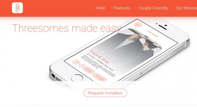 3NDER App Tinder pour Threesomes en application iPhone.