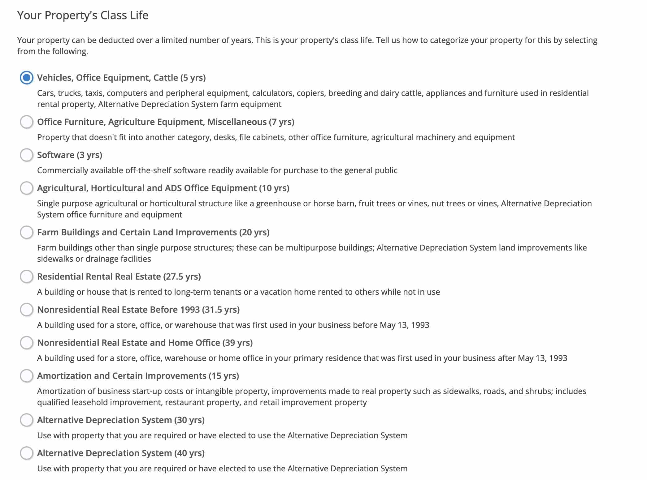 Depreciation and Tax Returns; Overview of Methods, Meanings