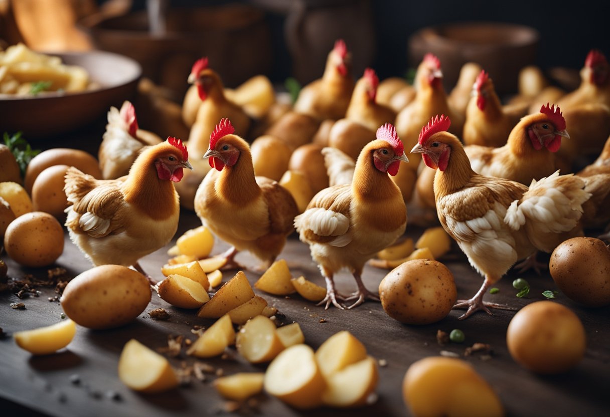 Can Chickens Eat Potato Skins? A Comprehensive Guide