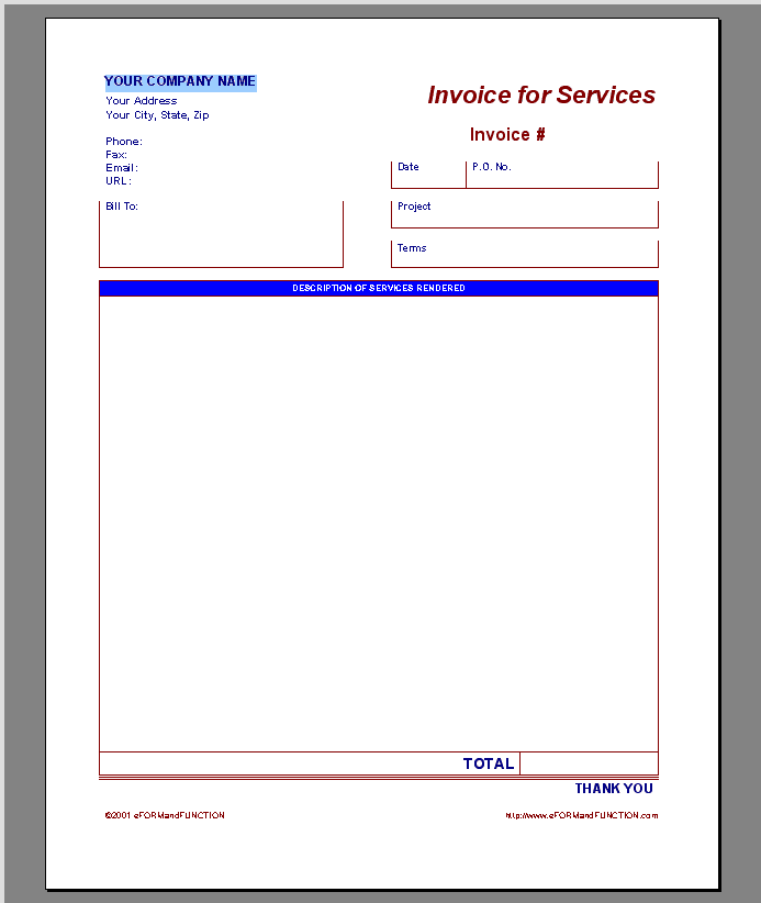 Invoice Template, Invoice Templates, Word Invoice Template, Microsoft