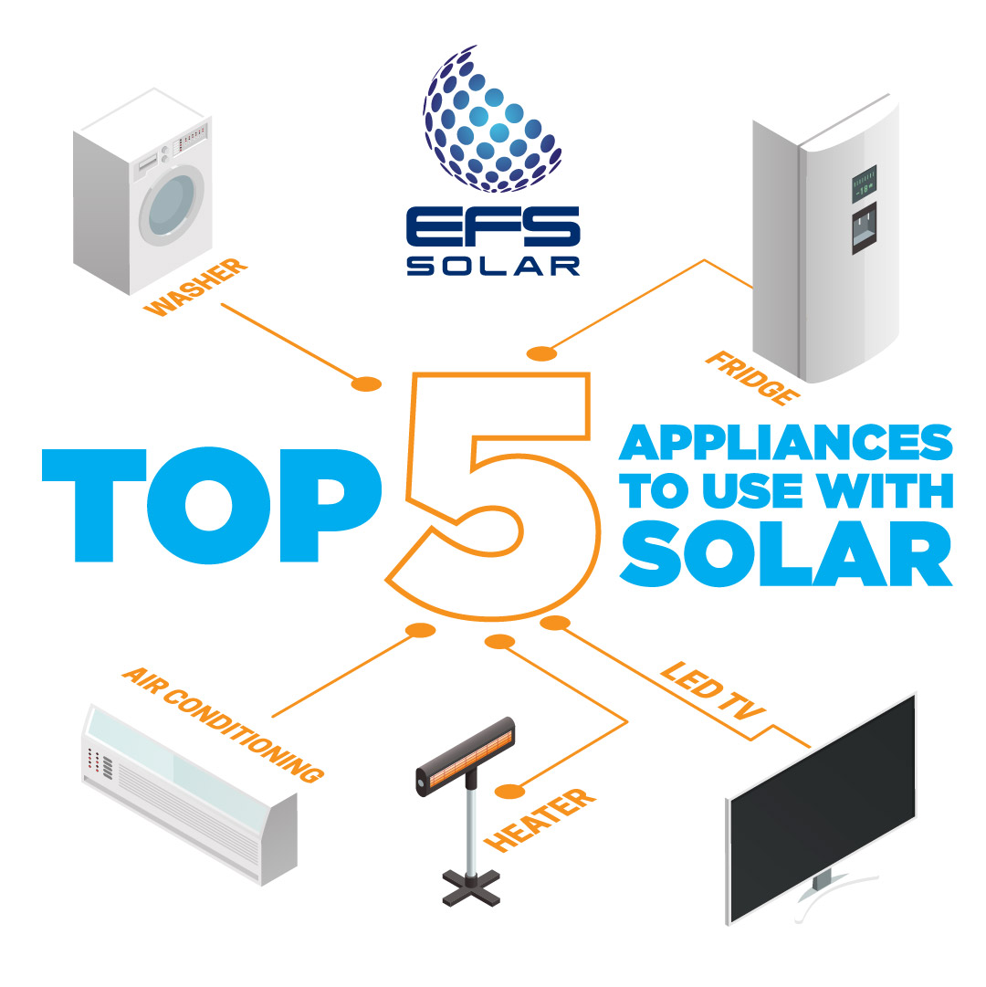 The Top 5 Appliances To Use With Solar EFS Solar