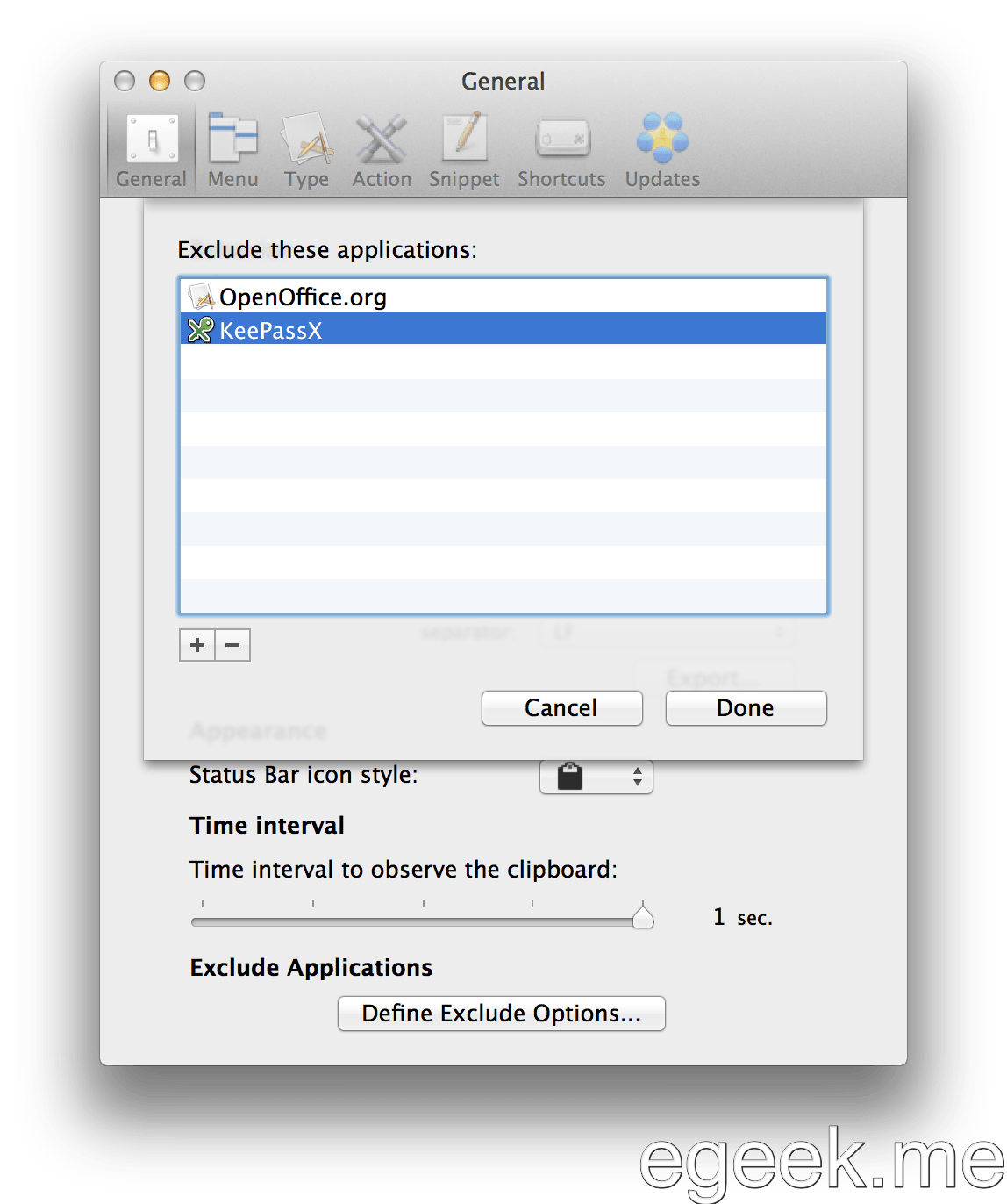 ClipMenu and passwords KISS 🇺🇦
