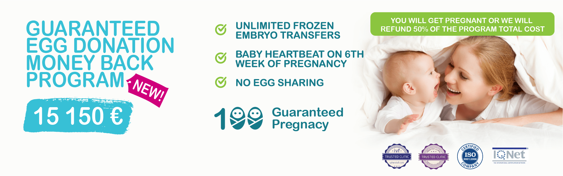 Money back program at Intersono clinic