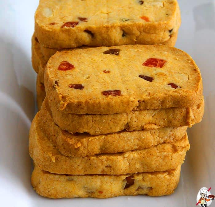 Karachi Biscuit Recipe Tutti Frutti Cookies Eggless Cooking