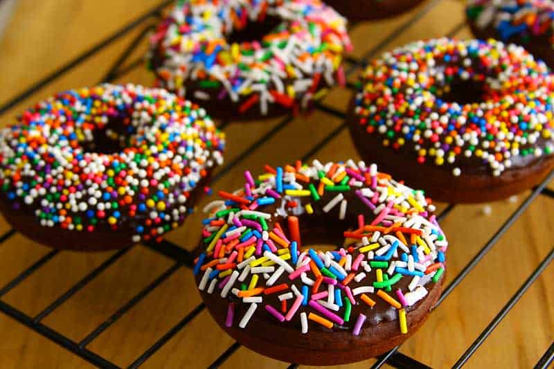 Baked Chocolate Donut Recipe (Video Recipe) Eggless Cooking Eggless