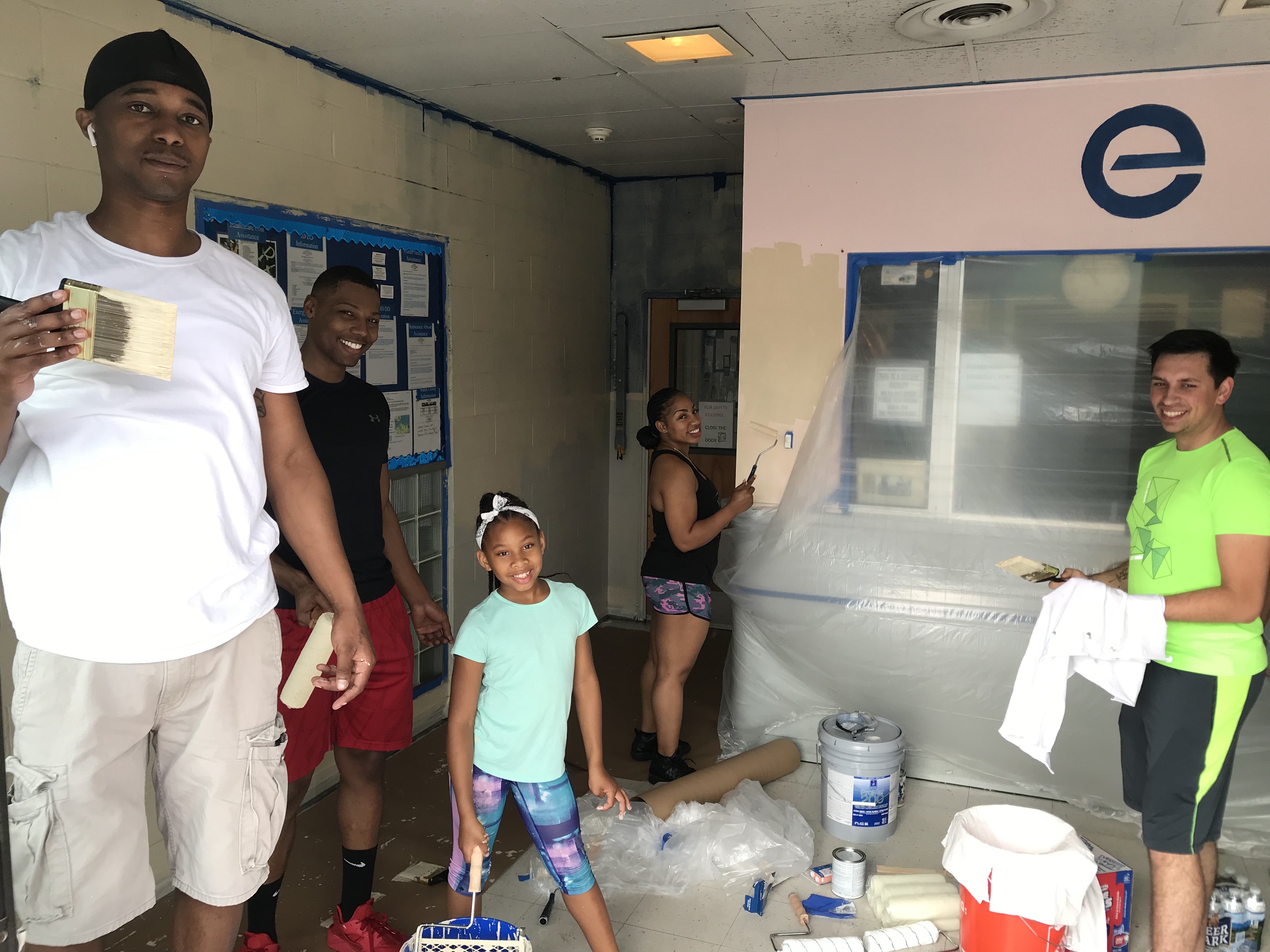 Navy Volunteer Day at Tidewater Day Support Eggleston Services VA