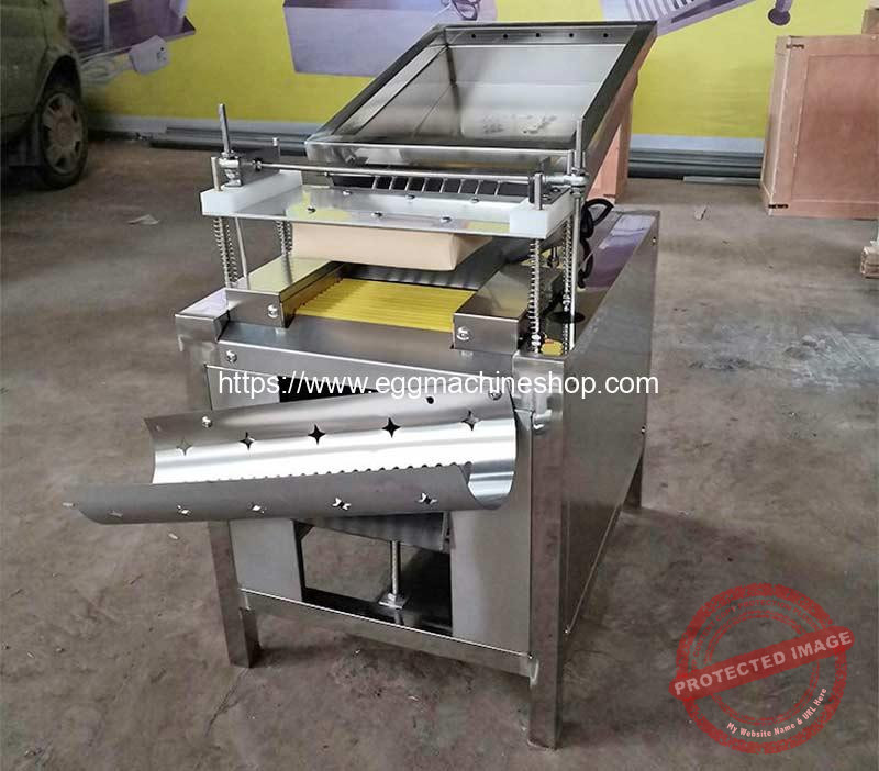 Automatic Boiled Cooked Quail Egg Sheller Machine Egg Processing