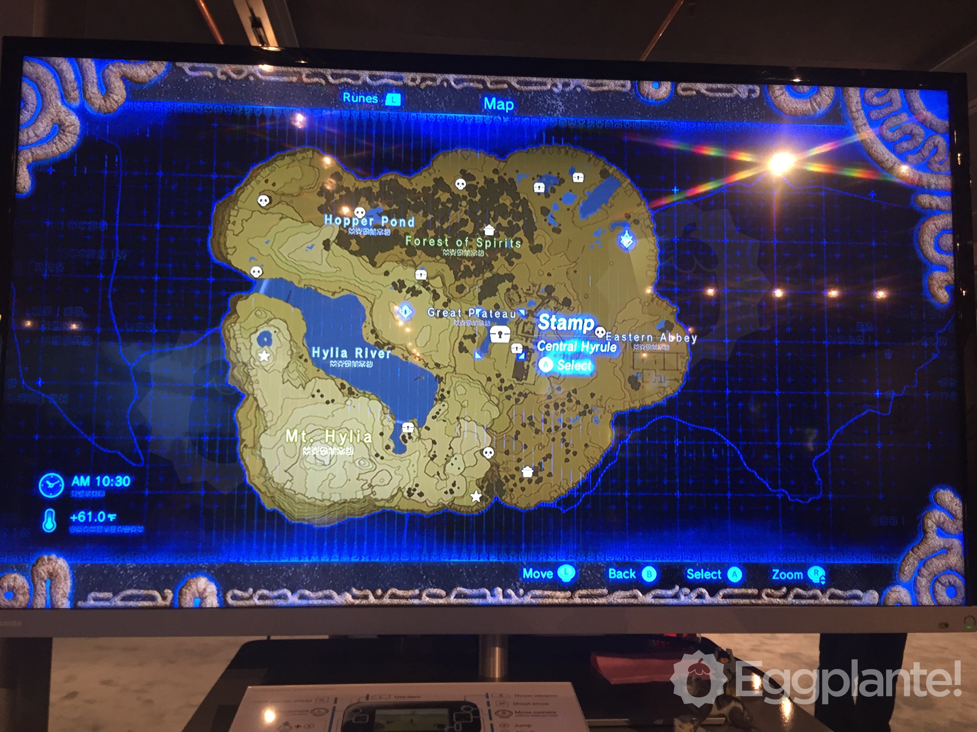 Zelda Breath Of The Wild Interactive Map Carte Des Sanctuaires Zelda Breath Of The Wild Screen carte des