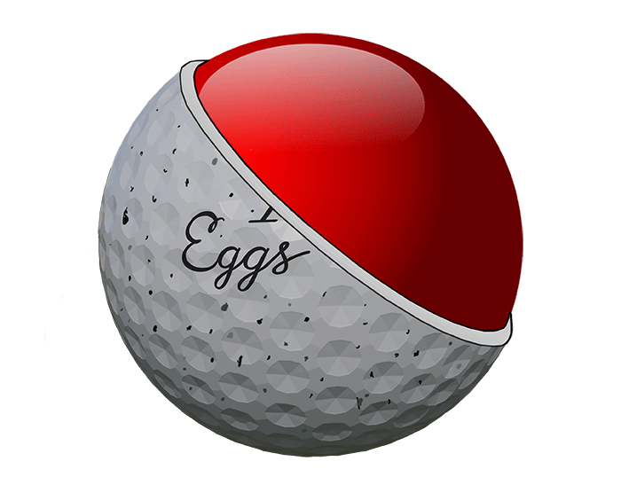 FEATHER GOLF BALL EGGS Golf Ball