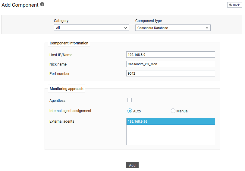 Managing the Cassandra Database