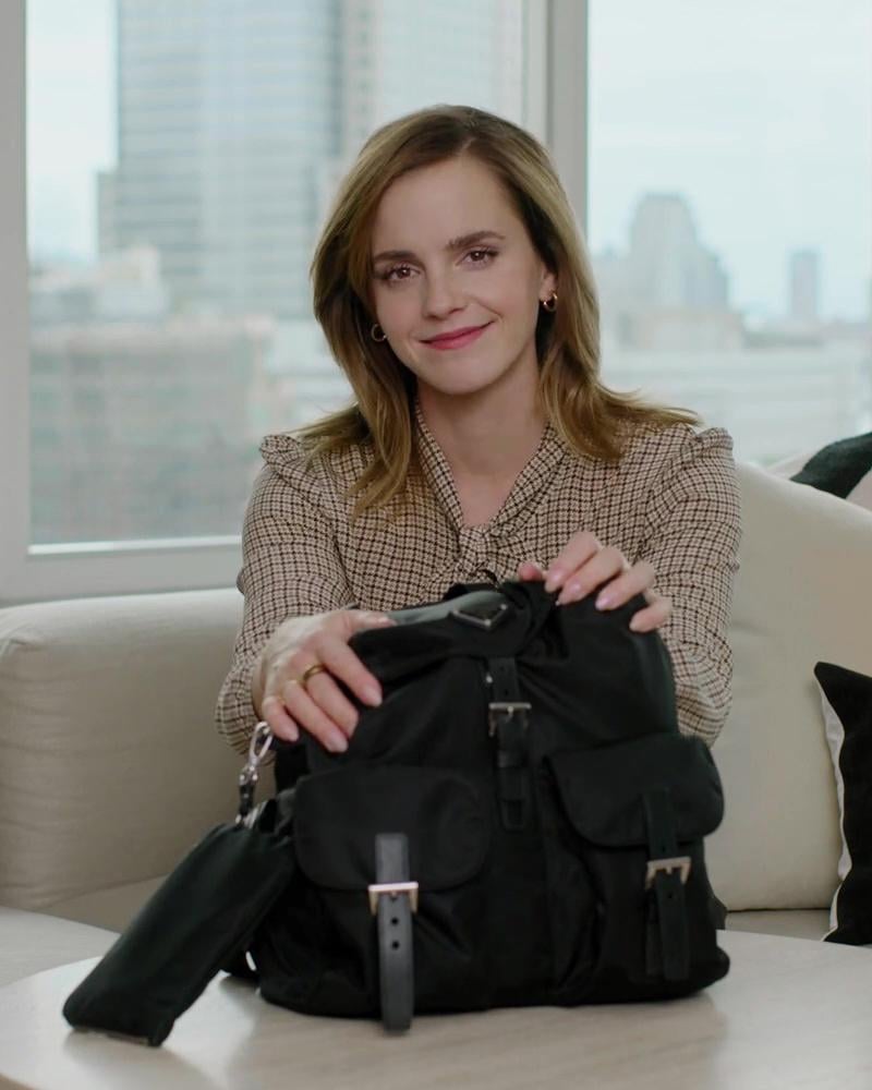 Everything Emma Watson Keeps In Her Backpack