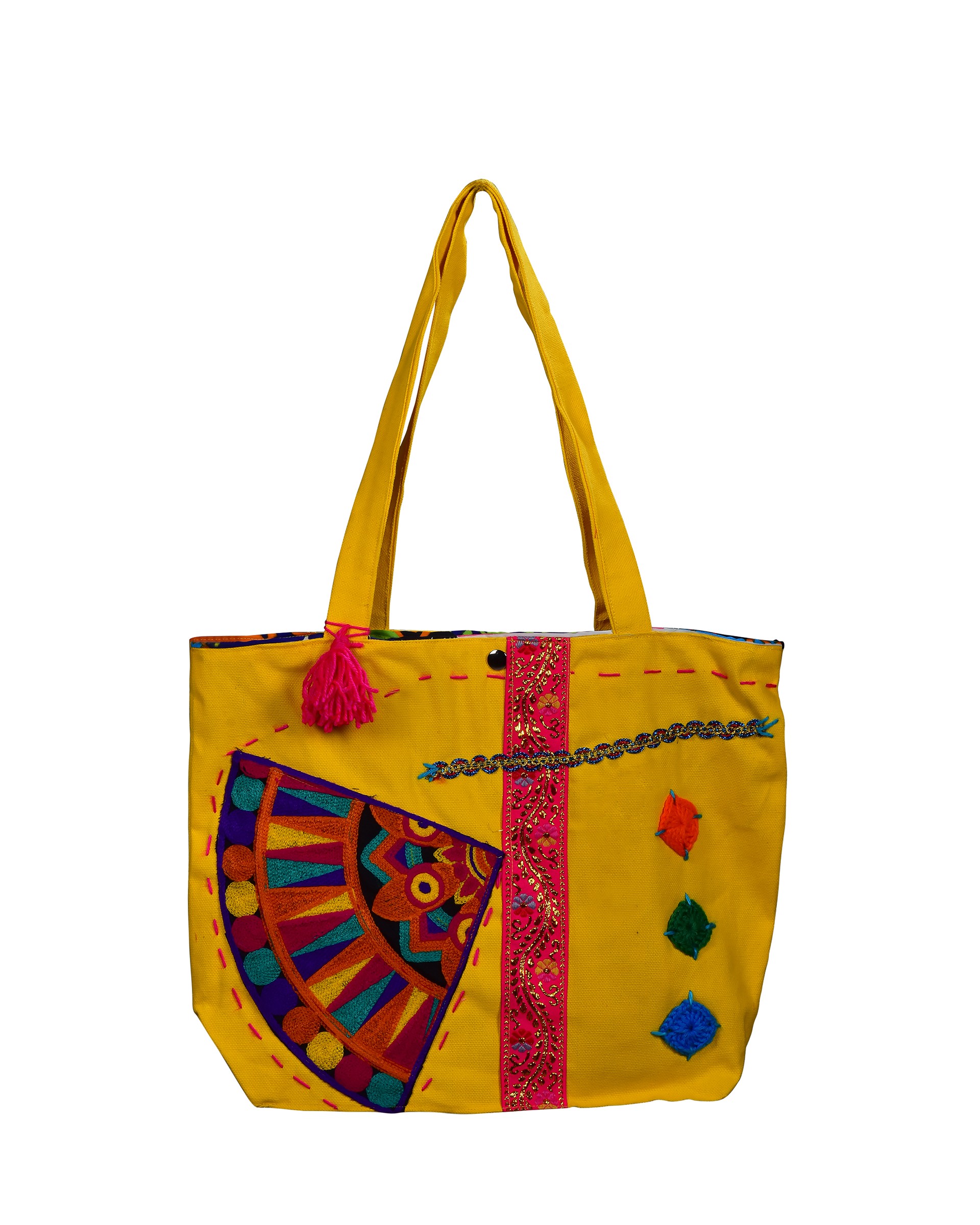 Cloth Sewn Shoulder Bag EGY Handmade