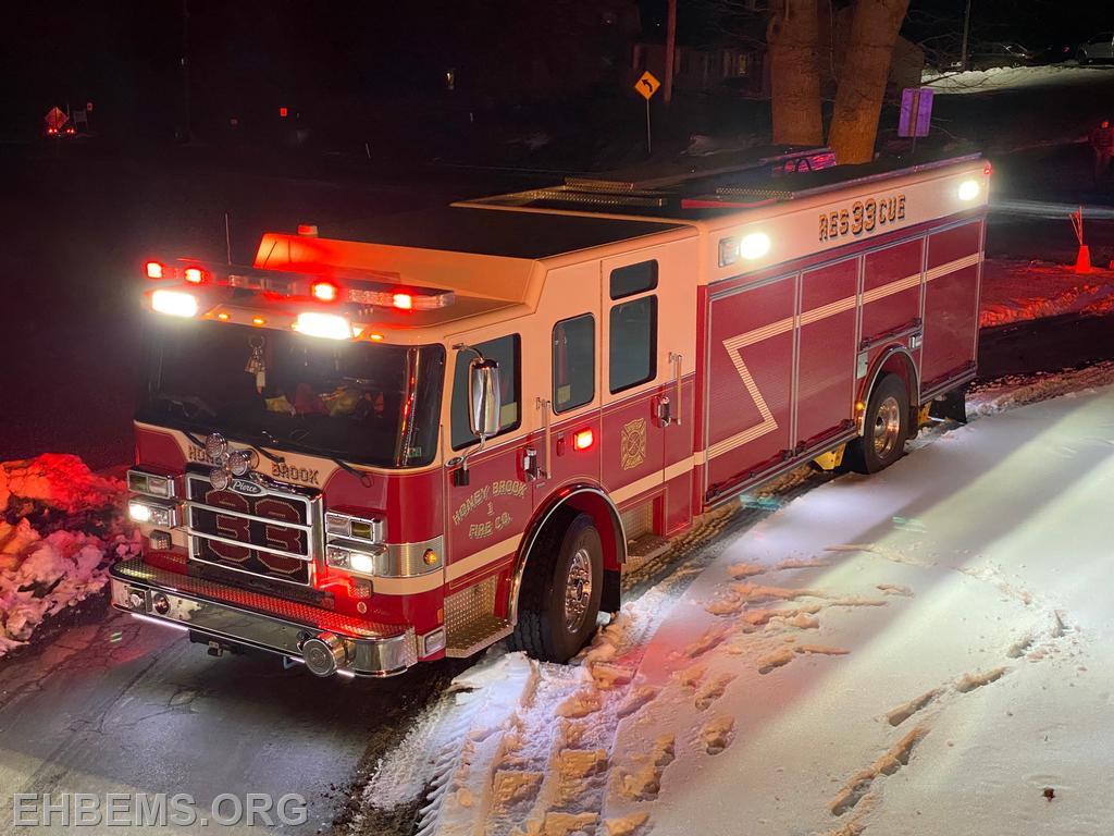 Honey Brook Chimney Fire Elverson Honeybrook EMS