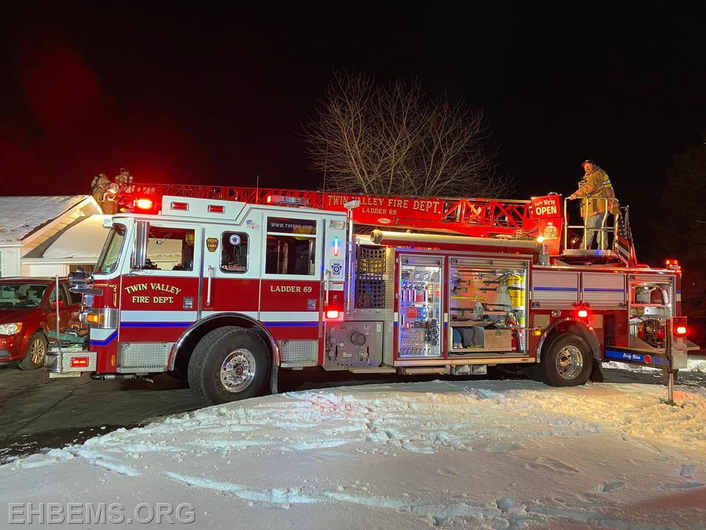 Honey Brook Chimney Fire Elverson Honeybrook EMS