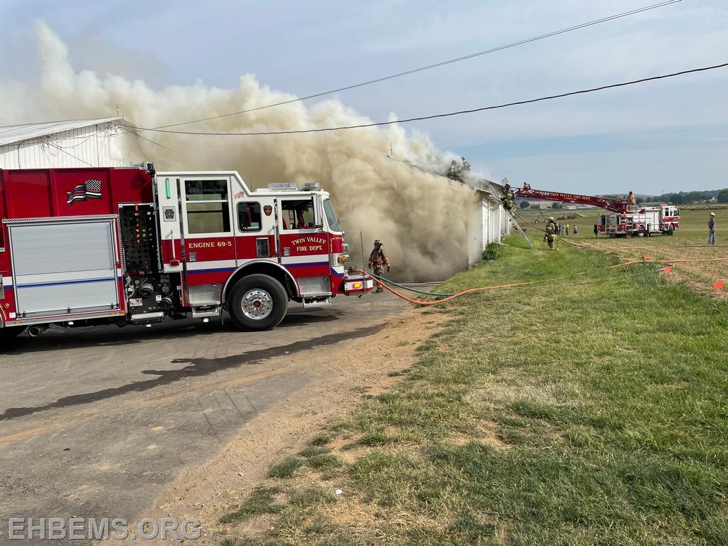 2 Alarm Building Fire In Caernarvon Township Lancaster County