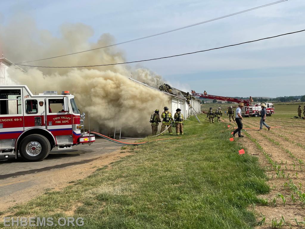 2 Alarm Building Fire In Caernarvon Township Lancaster County