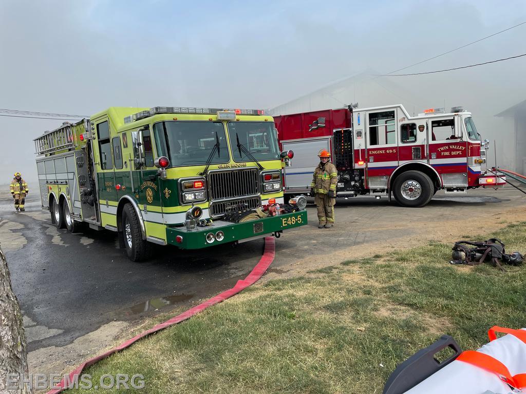 2 Alarm Building Fire In Caernarvon Township Lancaster County
