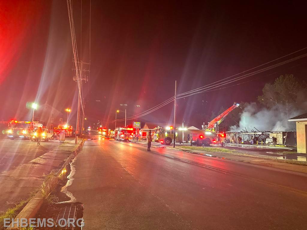 Working Building Fire In Honey Brook Borough Elverson Honeybrook EMS