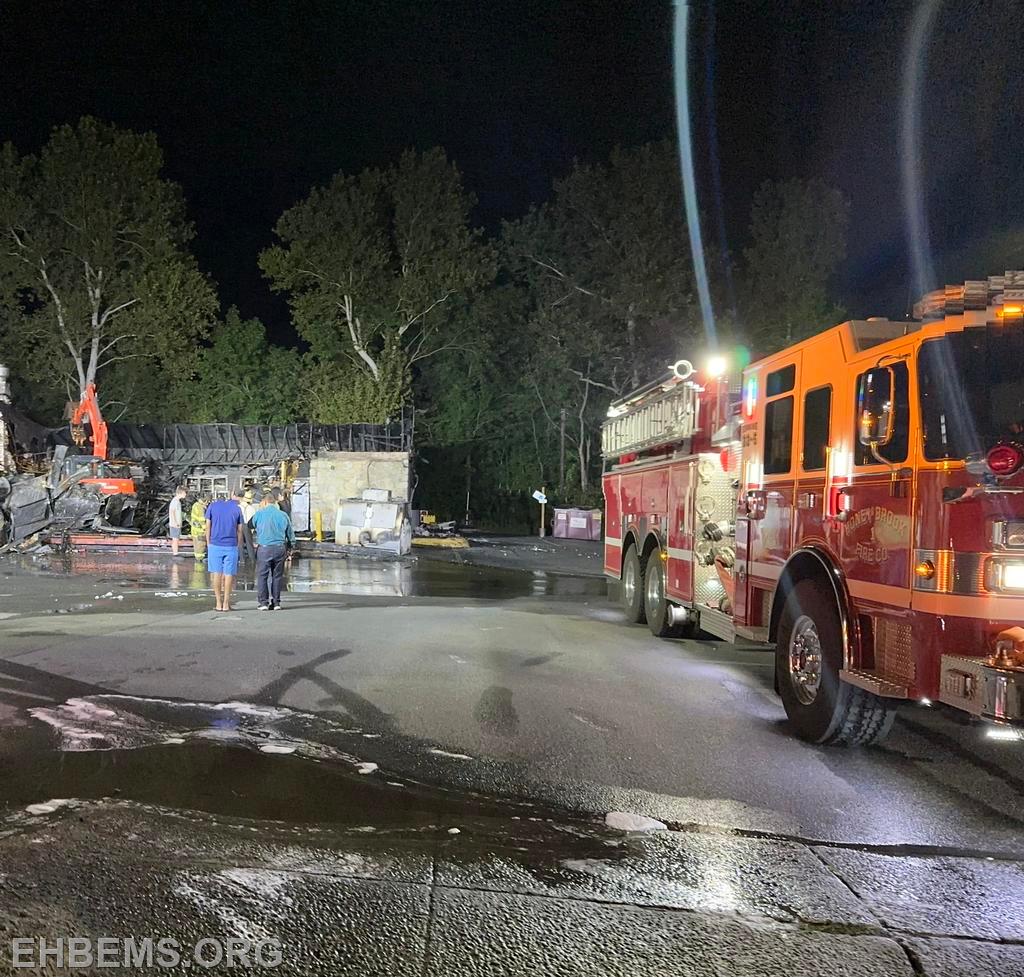 Working Building Fire In Honey Brook Borough Elverson Honeybrook EMS