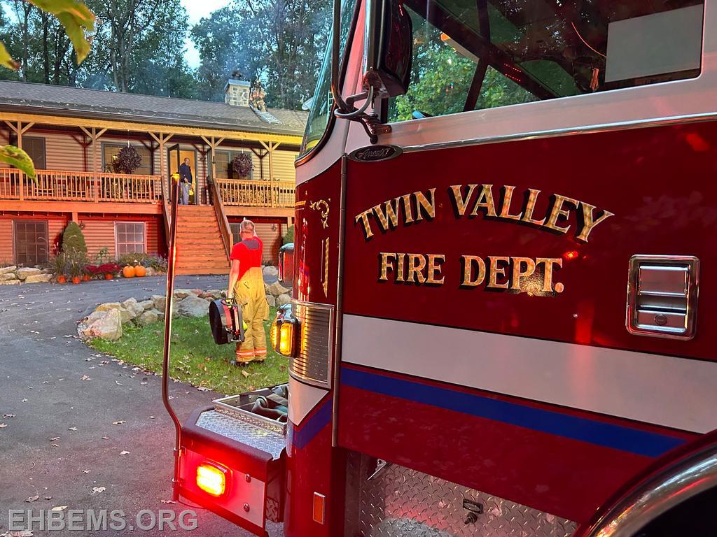 Reported Chimney Fire In Caernarvon Township Berks County Elverson