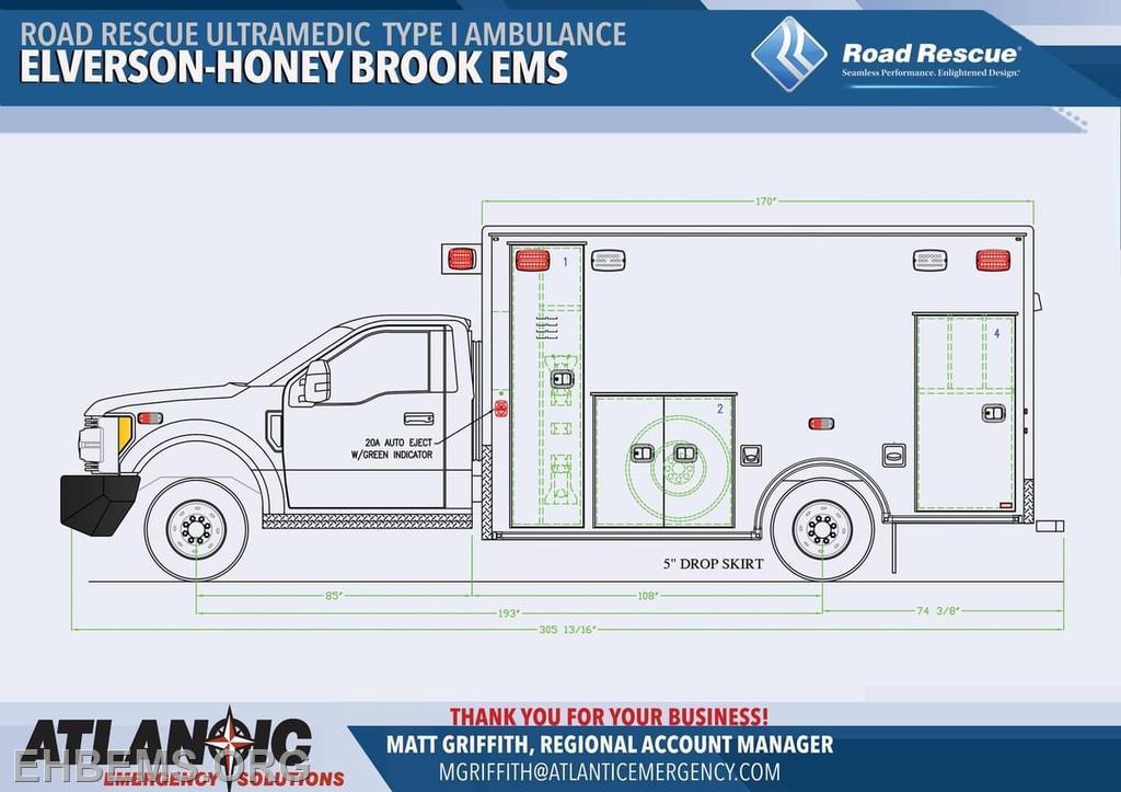 ElversonHoney Brook EMS Orders Two New Ambulances Elverson
