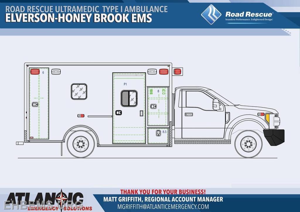 ElversonHoney Brook EMS Orders Two New Ambulances Elverson