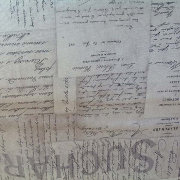 French cotton script Eiderdowns By Anita