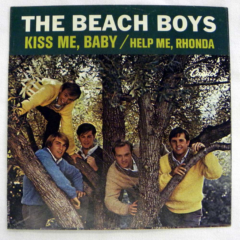 THE BEACH BOYS HELP ME, RHONDA / KISS ME, BABY 45