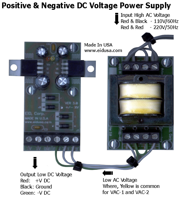 Dual Output 15 & 15 Voltage DC power supply board