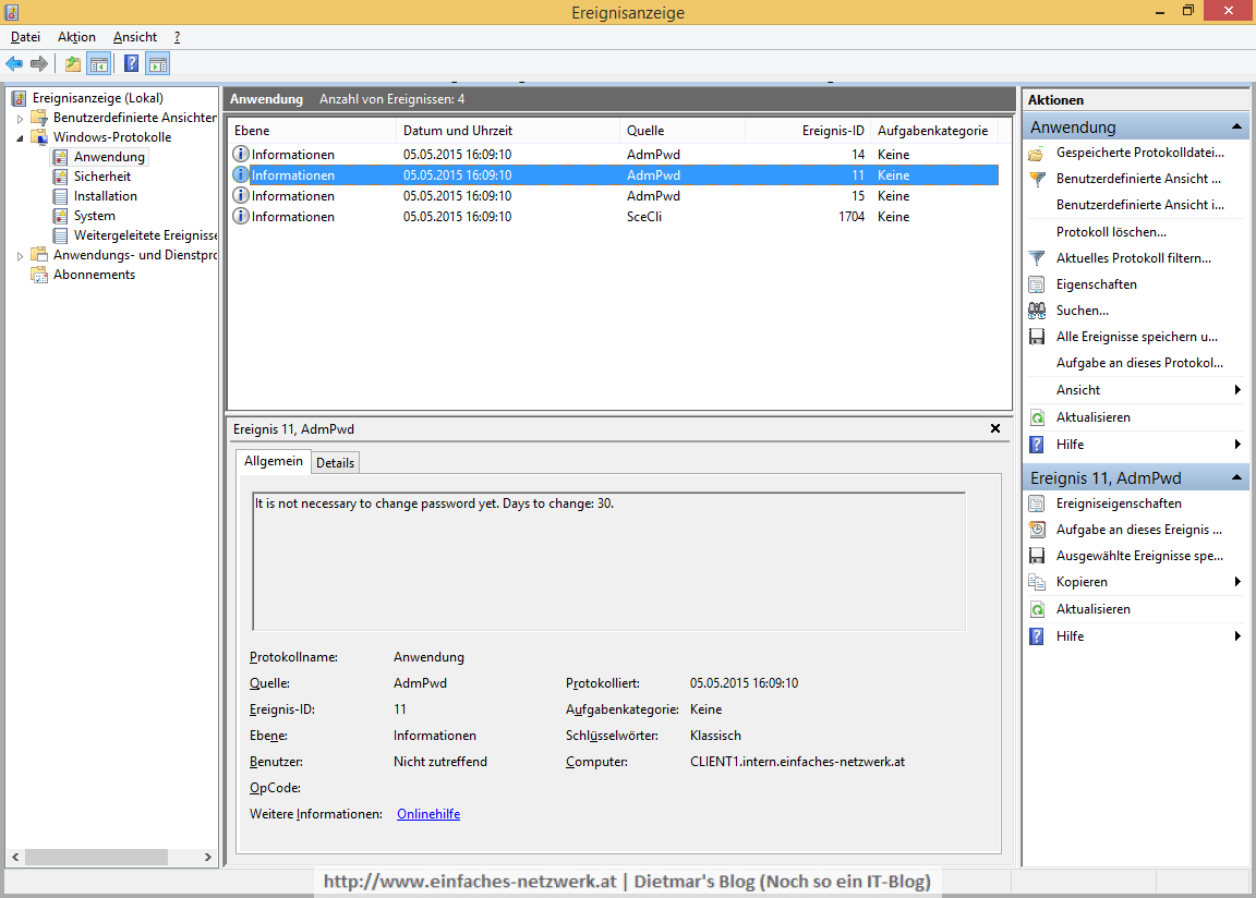 Local Administrator Password Management installierenEin einfaches Netzwerk
