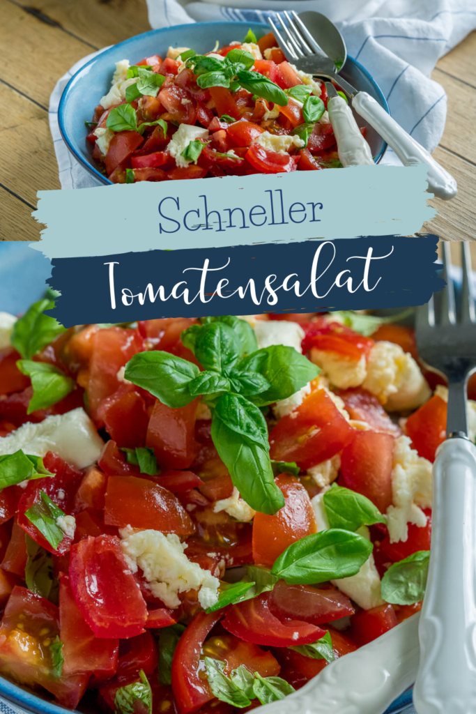 Einfacher Tomatensalat mit Balsamico Dressing mega lecker Einfach