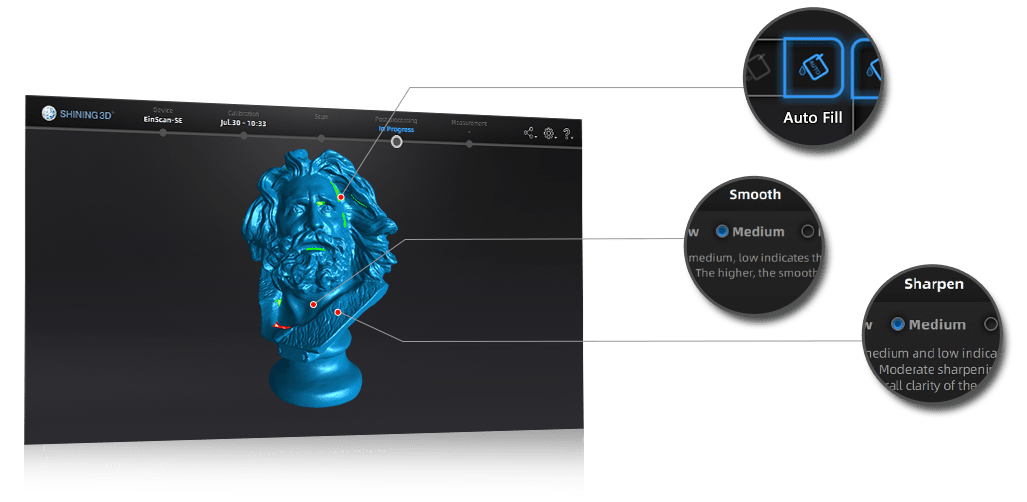 EinScanSE Powerful Desktop 3D Scanner EinScan