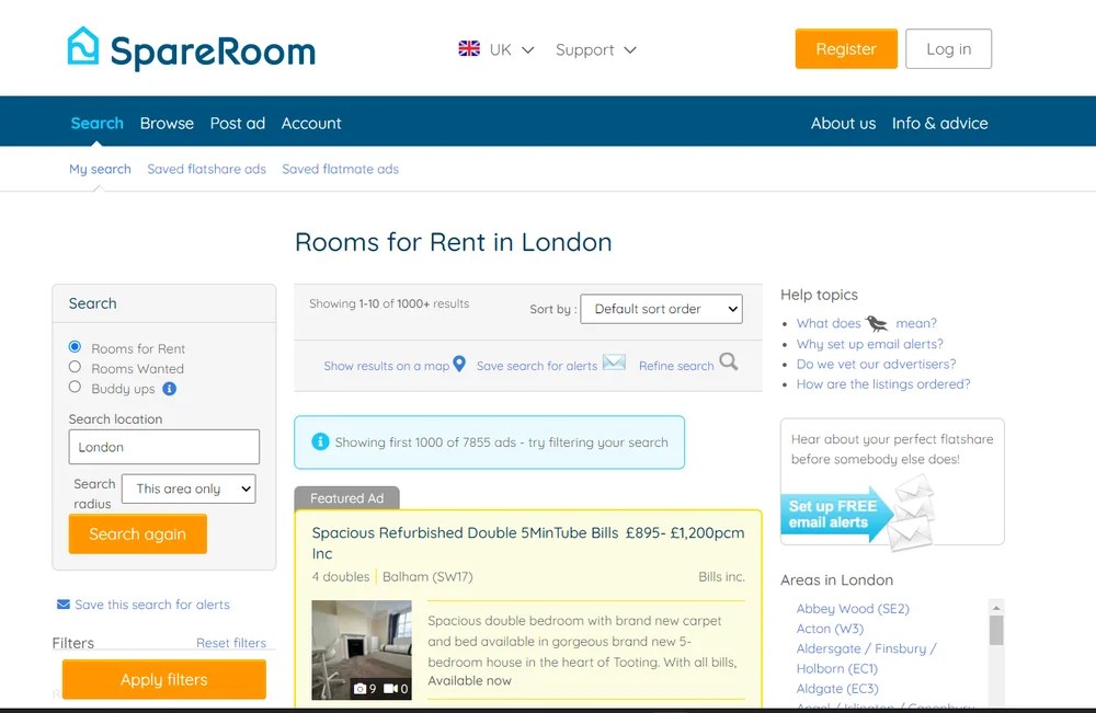 11 Best sites for Renting in the UK (2024)