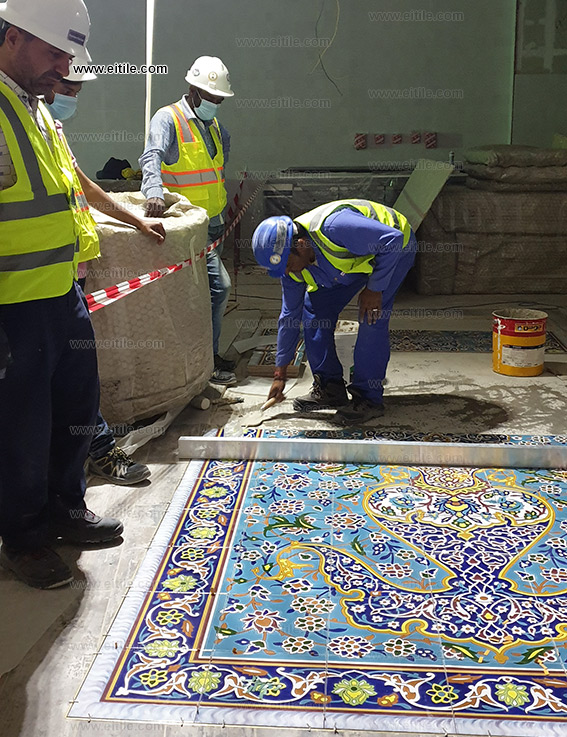 Qatar, Doha OASIS TEC.. 2019Design & manufacture of handmade tiles