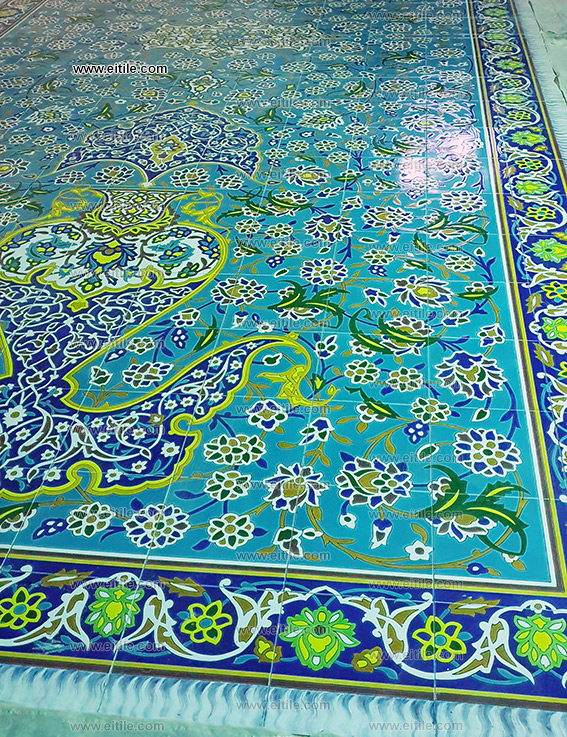 Qatar, Doha OASIS TEC.. 2019Design & manufacture of handmade tiles, Iranian 7 color tiles