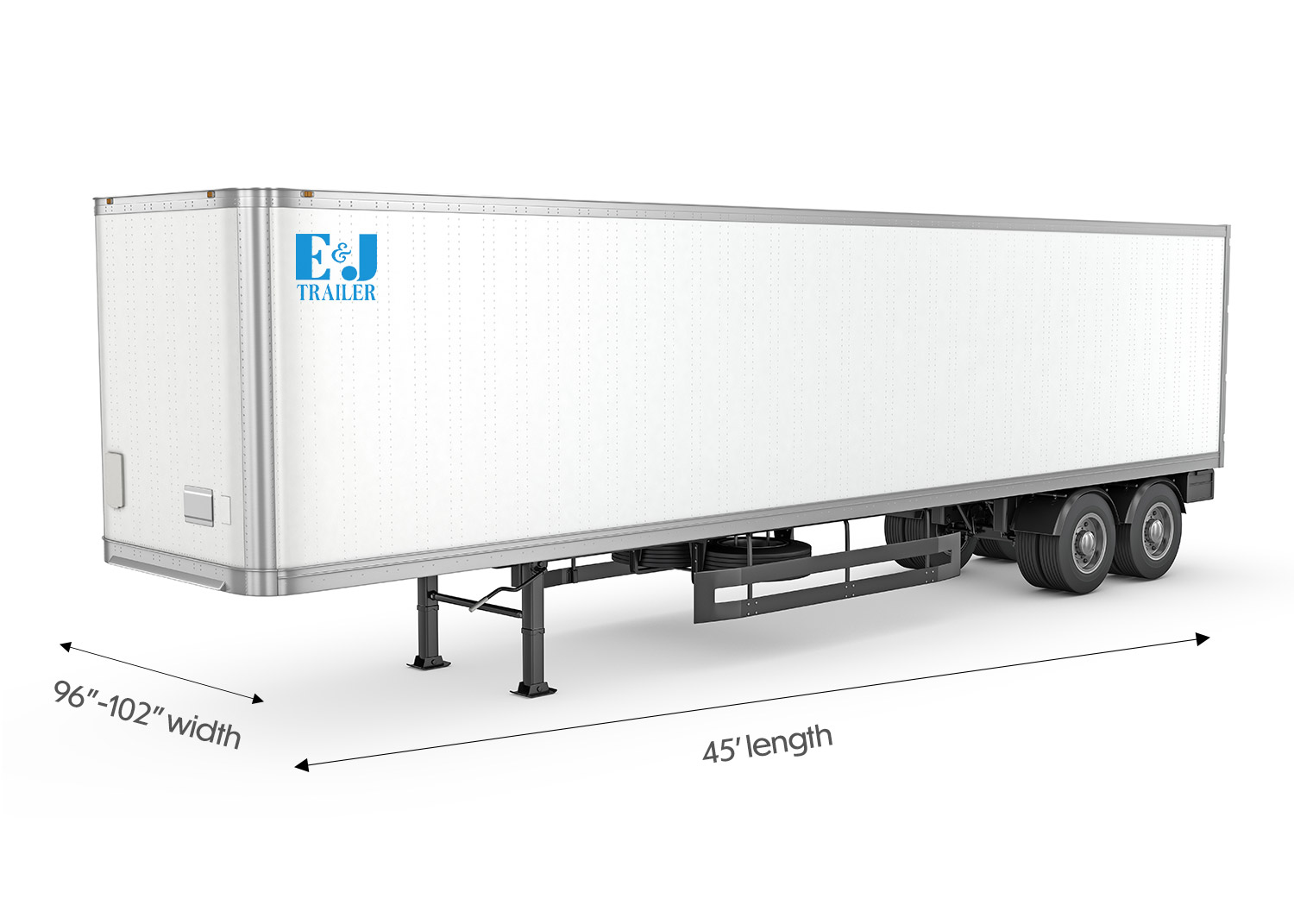 45ft Storage Trailer Rental EJ Trailer