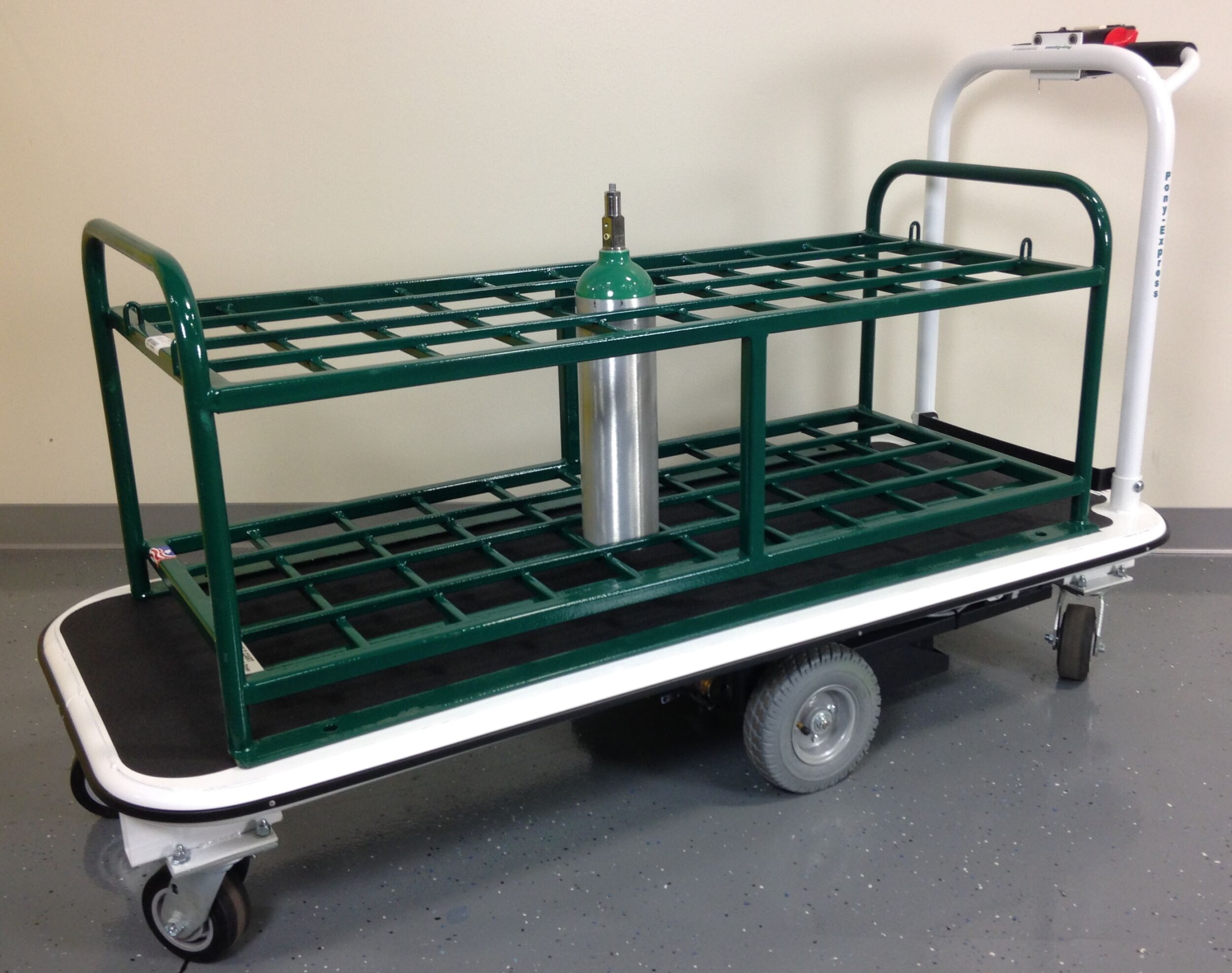 Medical Gas Cylinder Carts Electro Technologies Motorized Carts