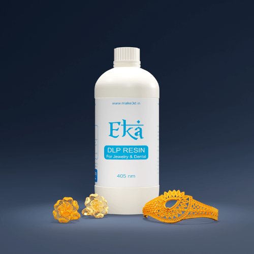 Orange Resin EKA DLP 3D Printer A Jewelry 3D Printer