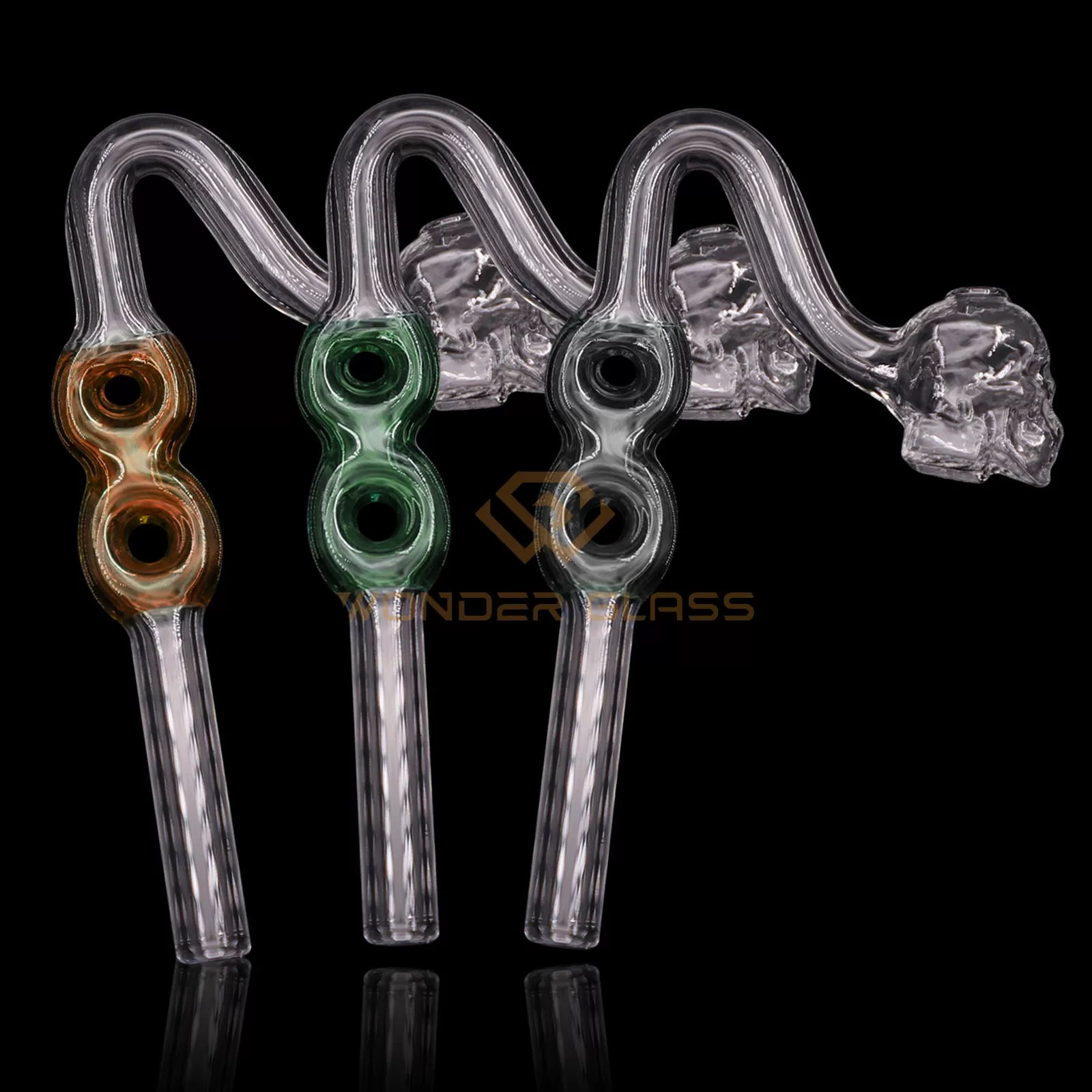 O364 twist glass pipe tobacco pipe Wholesale