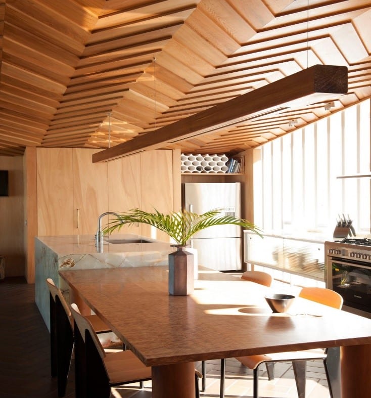 Wood Floors on the Ceiling! 3 Reasons this trend may be right for you
