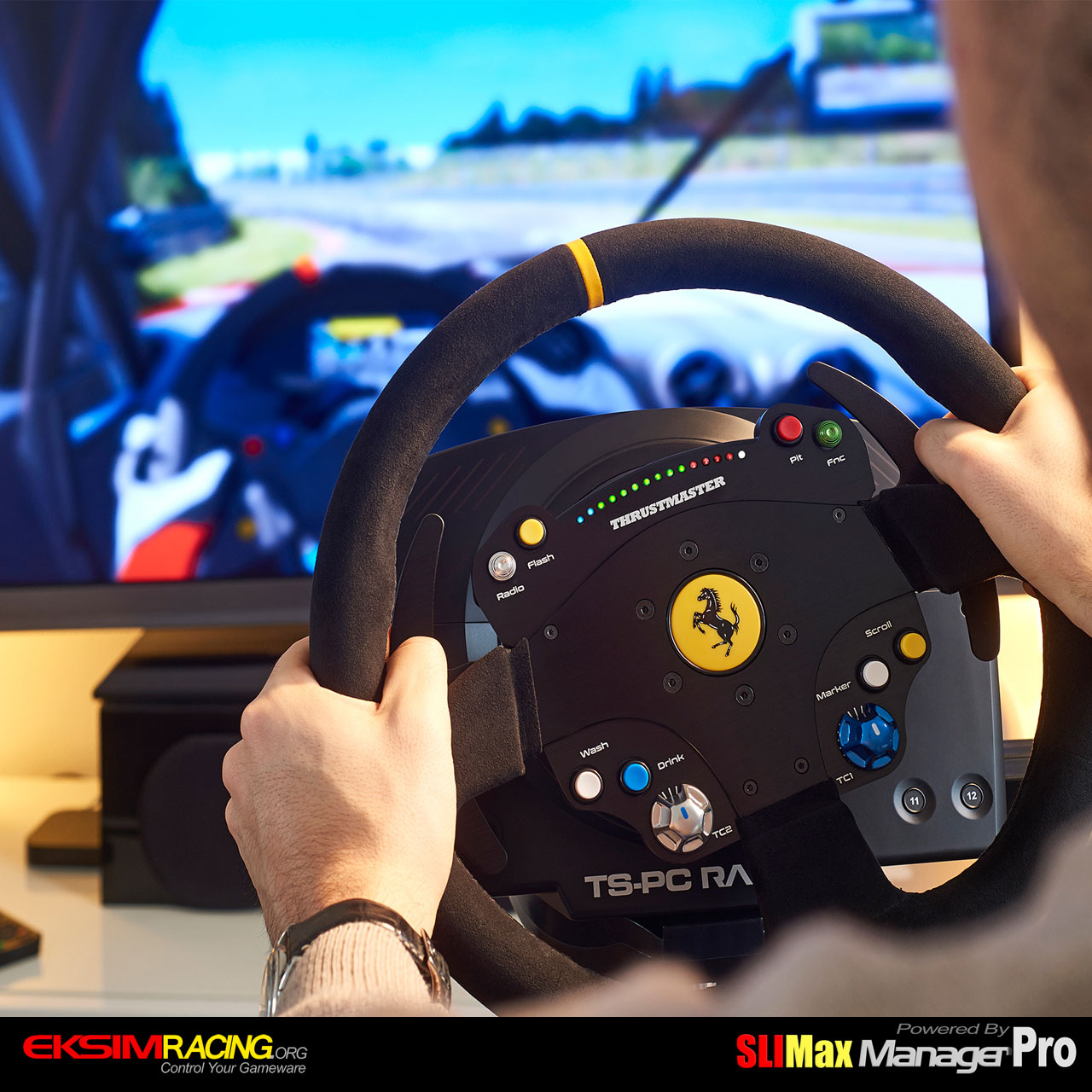 The thrustmaster ferrari 458 spider only works with the xbox one and microsoft store games. Getting Started With Thrustmaster And Slimax Manager Pro Eksimracing Website