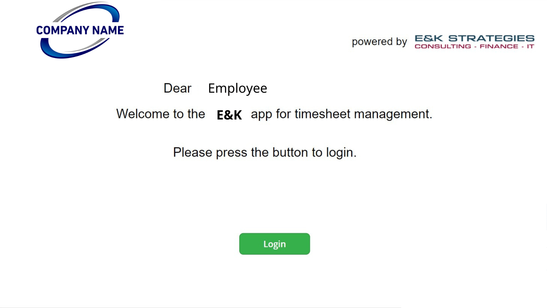 EK Timesheets App EK Strategies